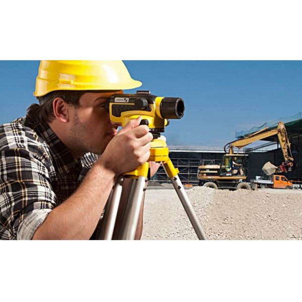 Optinio nivelyro, stovo ir teleskopinės liniuotės rinkinys STABILA OLS26 Set